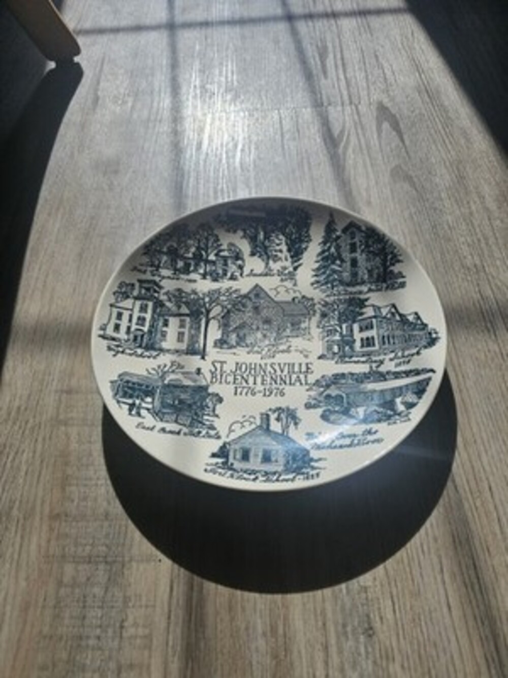1776-1976 Bicentennial Of Independence Commemorative Collector Plate